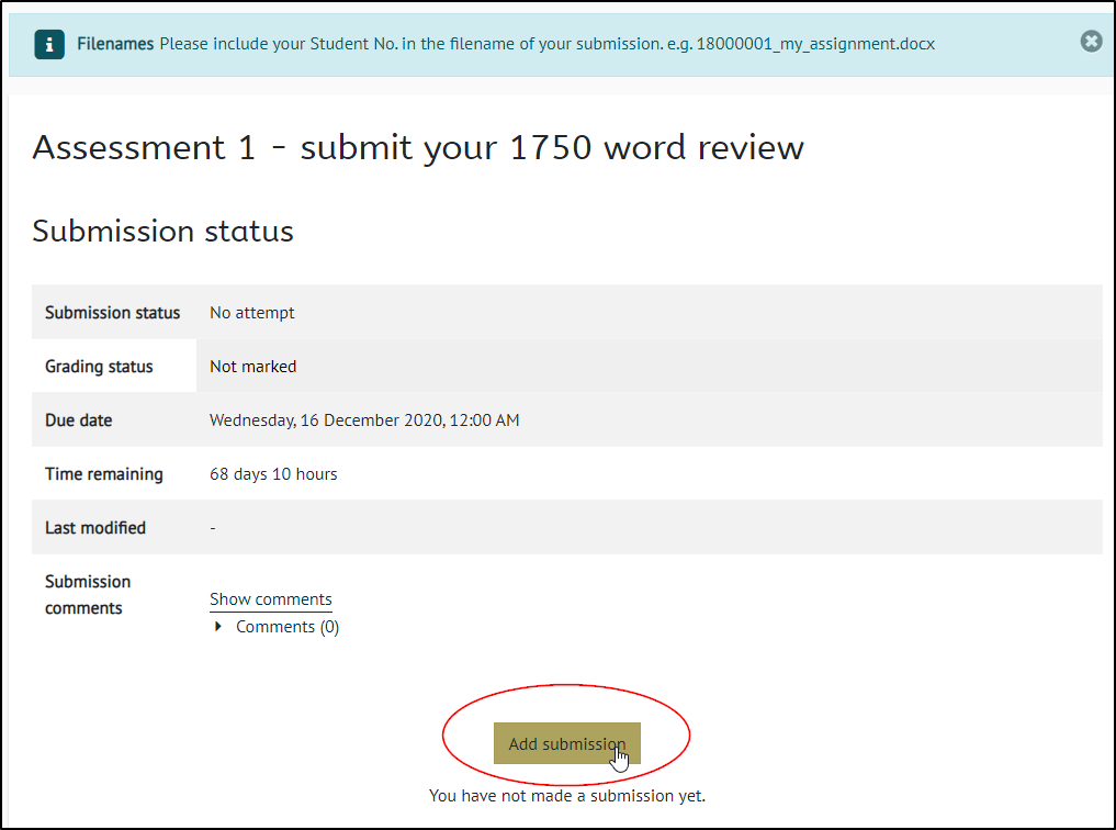 submitting-an-assignment-in-moodle-support-and-information-zone